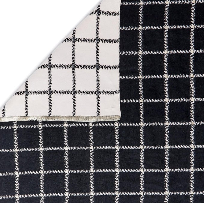 Black & White Squares Scarf