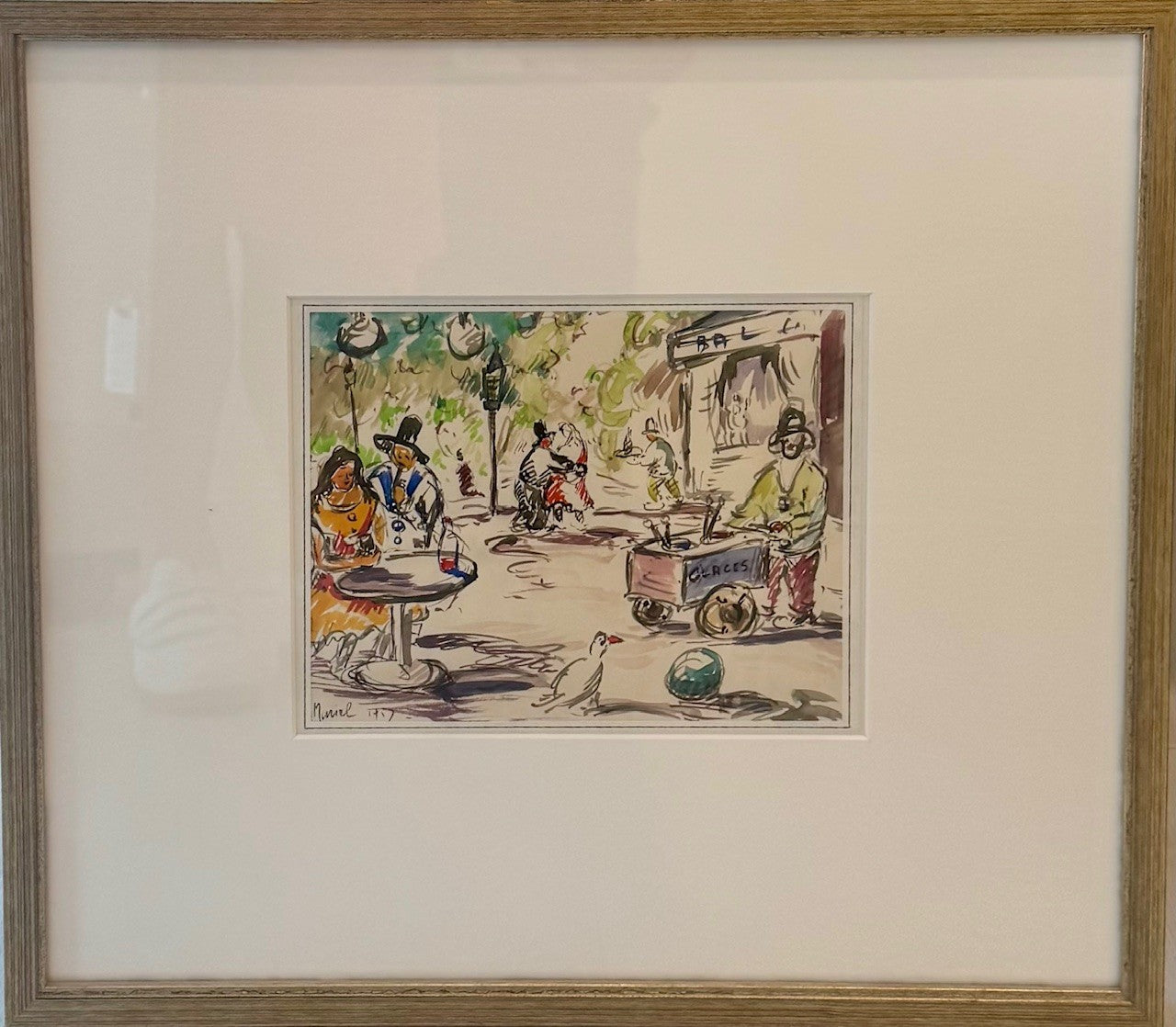 Heritage - At the Cafe II by Muriel (16 x 18)