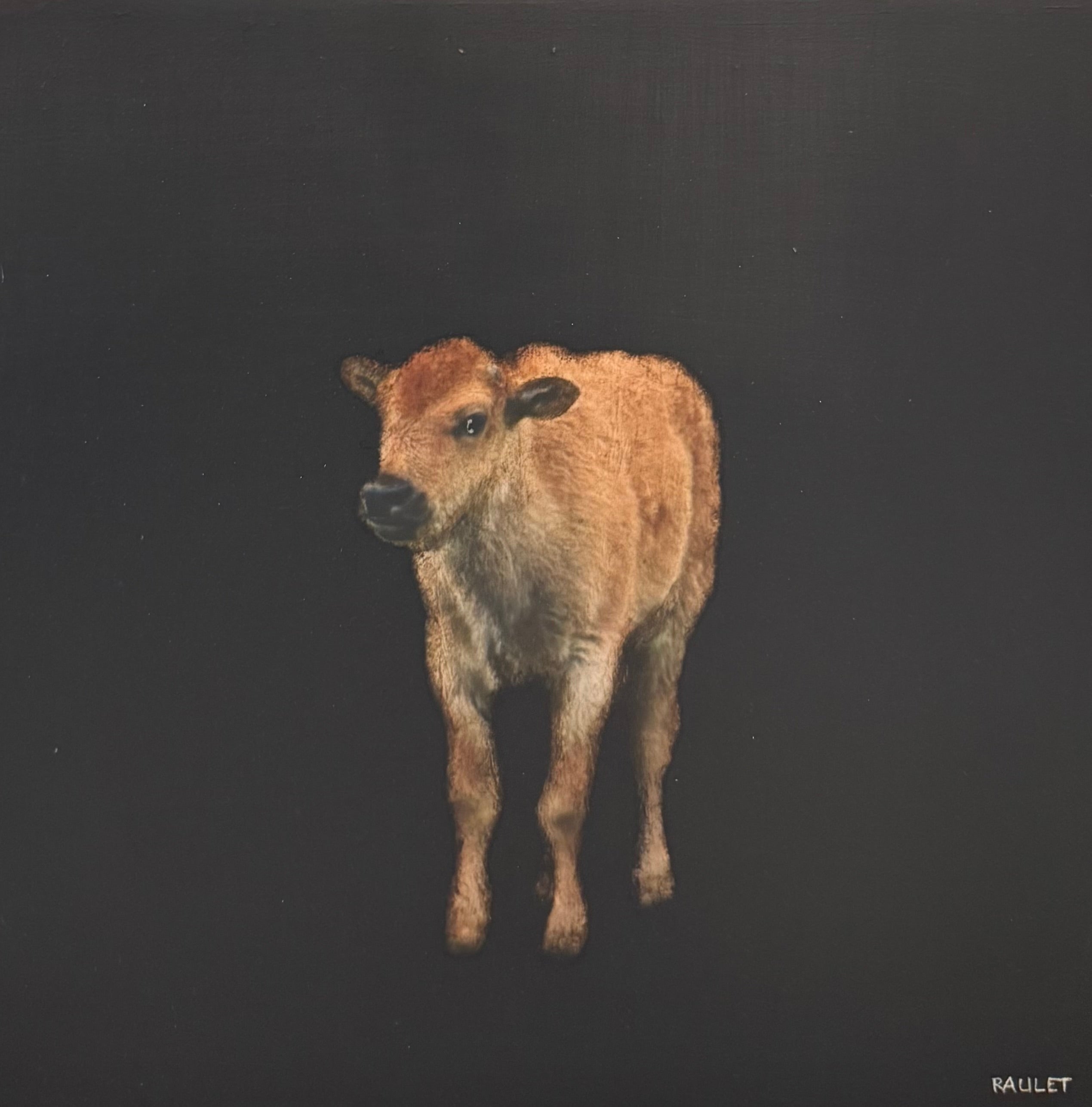Dawne Raulet - Calf Me Maybe (12 x 12)