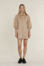 Load image into Gallery viewer, Camel Exaggerated Sleeve Top/Dress