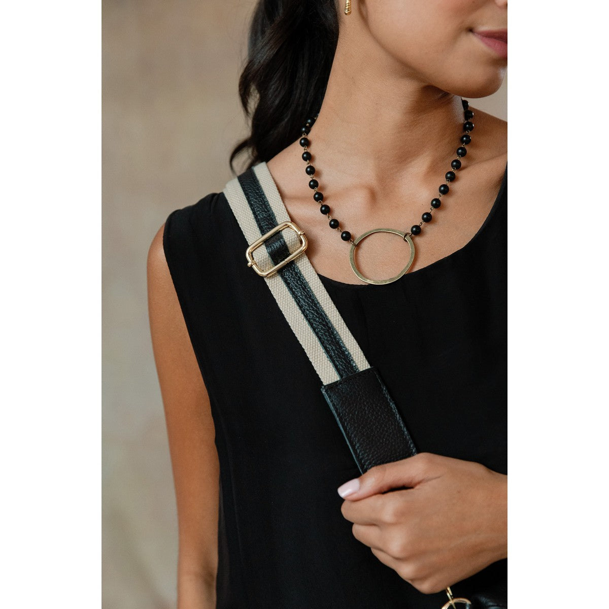 Black Carla Bag Strap