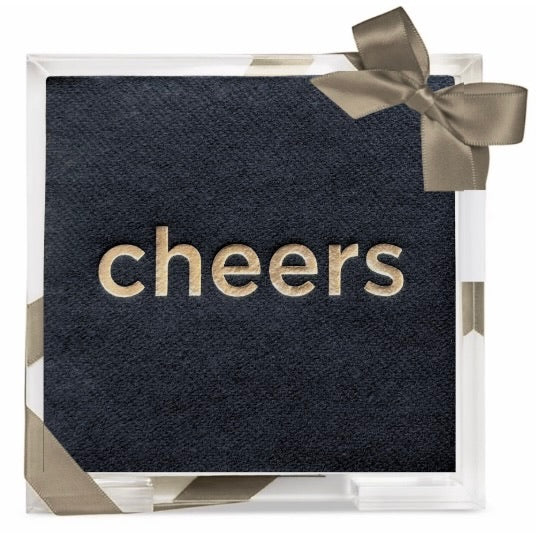 Cheers Hostess Cocktail Napkin Set