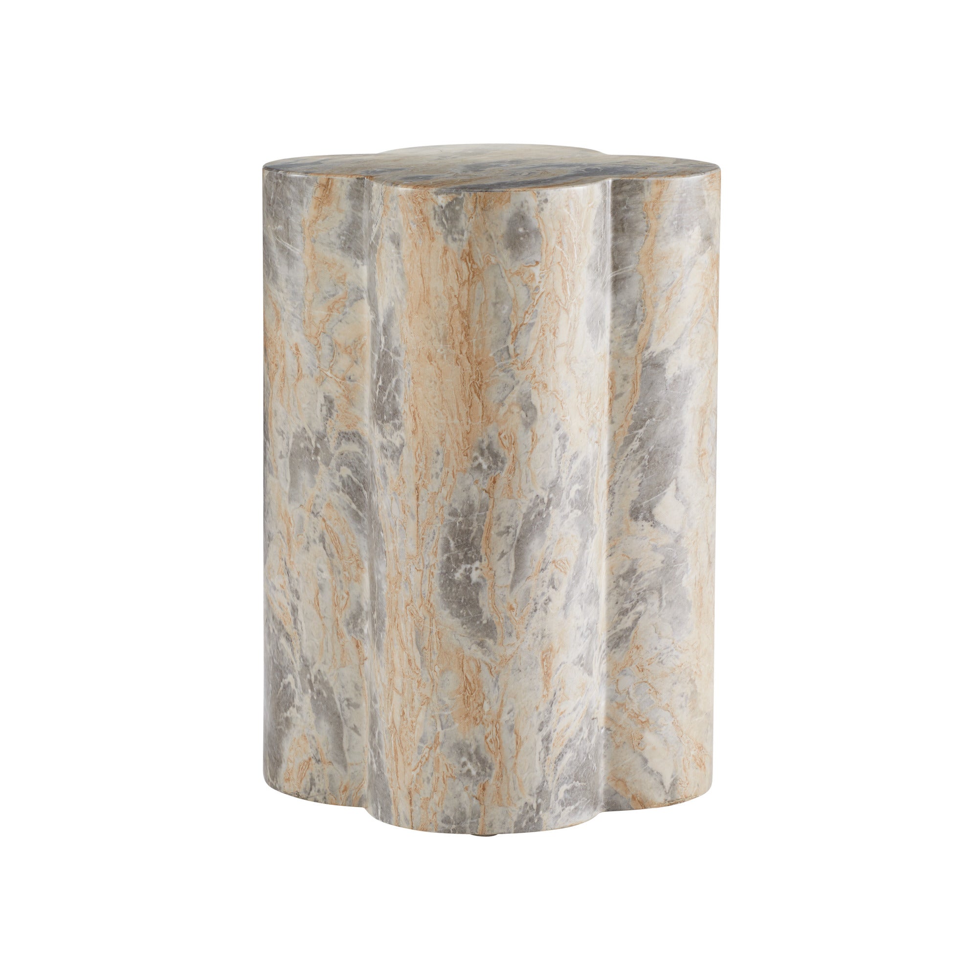 Clover Sahara Marble Accent Table