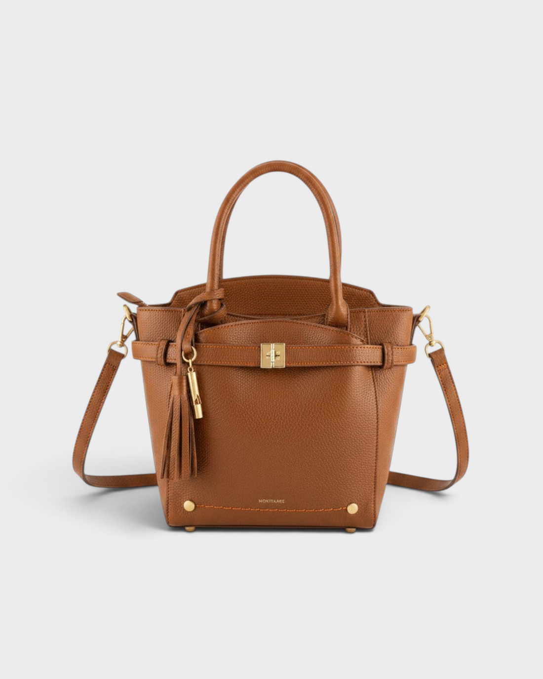 Cognac Tall Crossbody