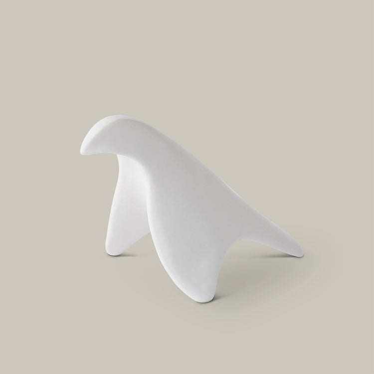 White Colombe Sculpture