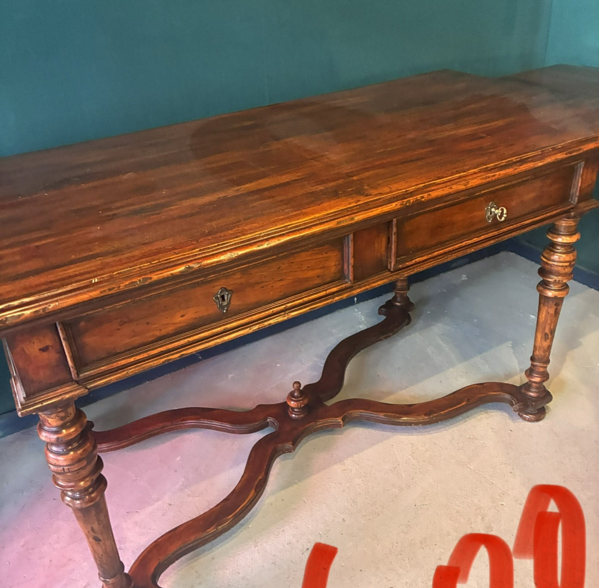 Louis XIII-Style Walnut Console