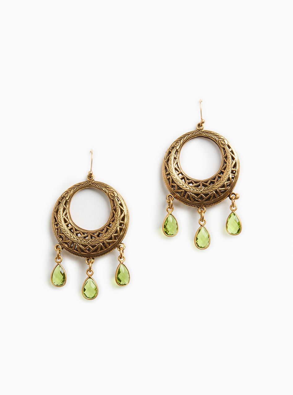 Coronation Hoop Earrings