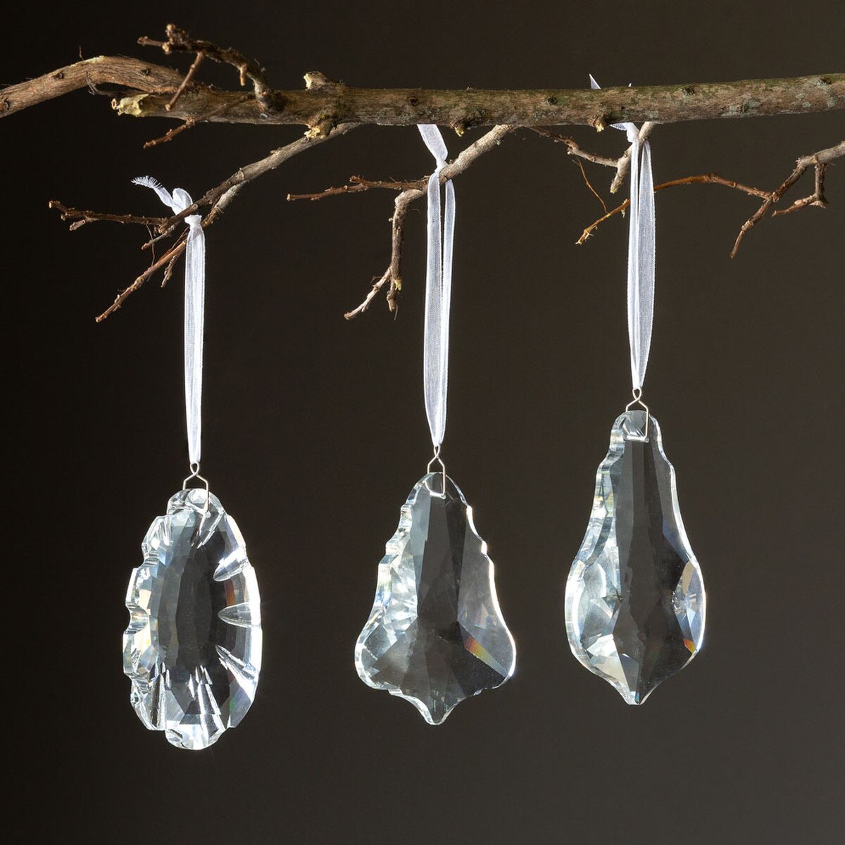Smaller Crystal Drop Ornament
