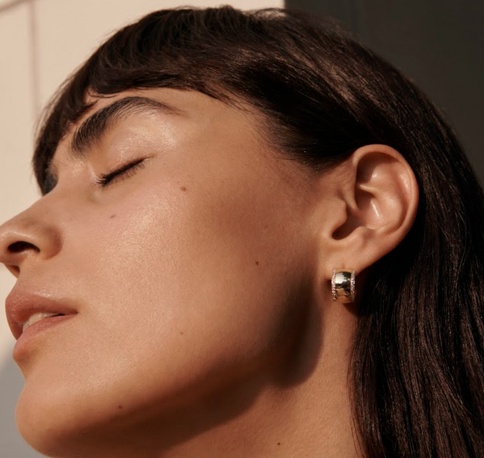 Selina King Dakota Diamond Hoops