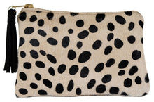 Load image into Gallery viewer, Dalmatian Cowhide Mini Clutch