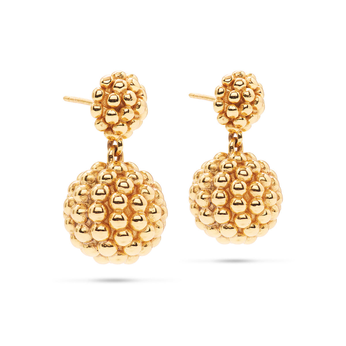 Berry Double Drop Earrings