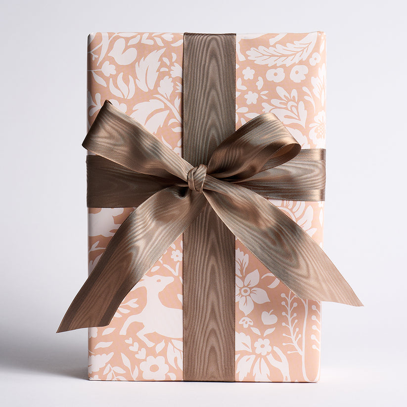 Deerfield Wrapping Paper in Petal