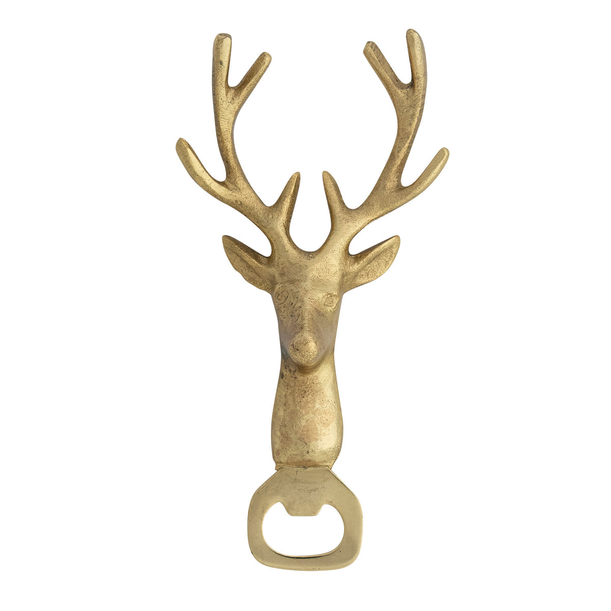 Gold Deer Head-Shaped Bottle Opener