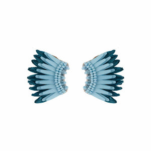 Denim Micro Rafffia Madeline Earrings