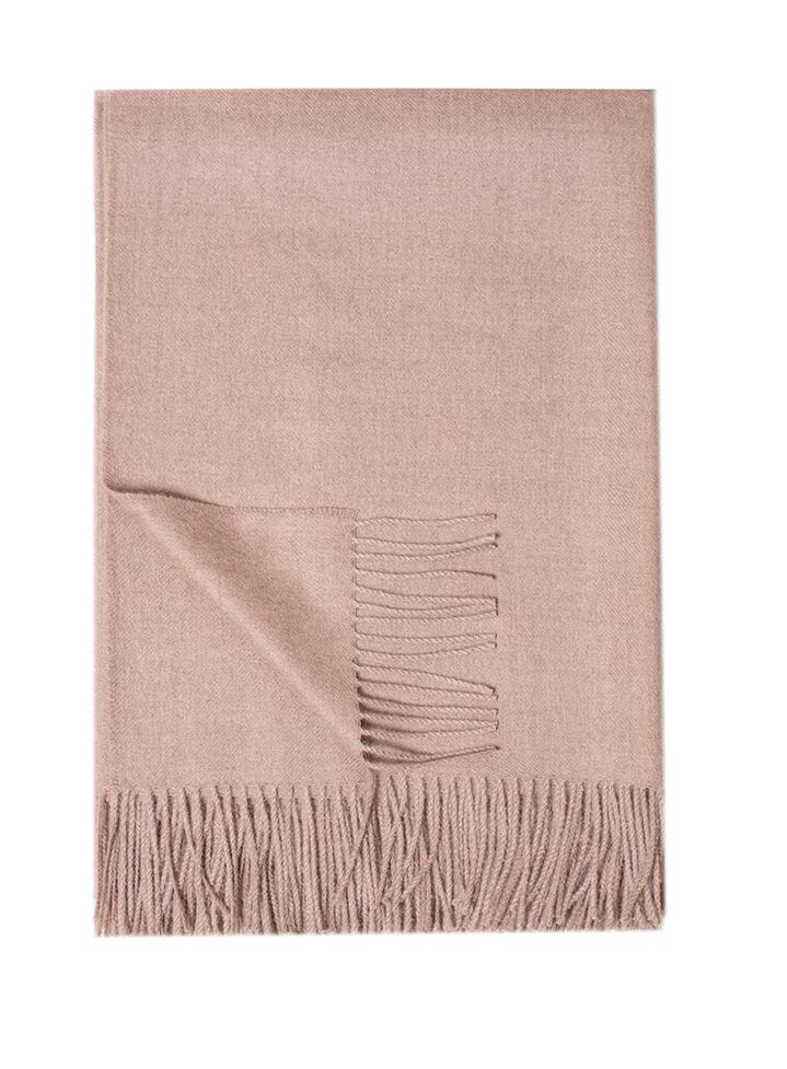 Dusty Rose Baby Alpaca Throw