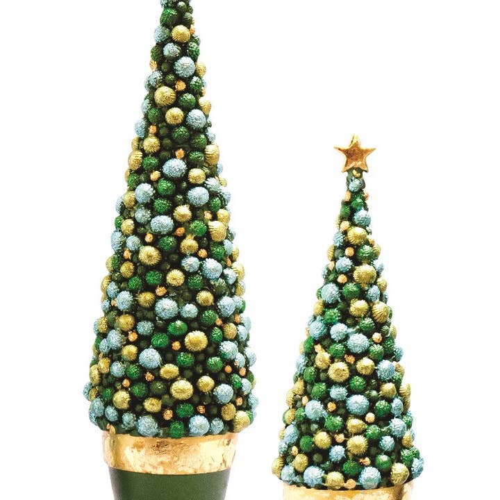 13" Evergreen Bolsie Cone Tree