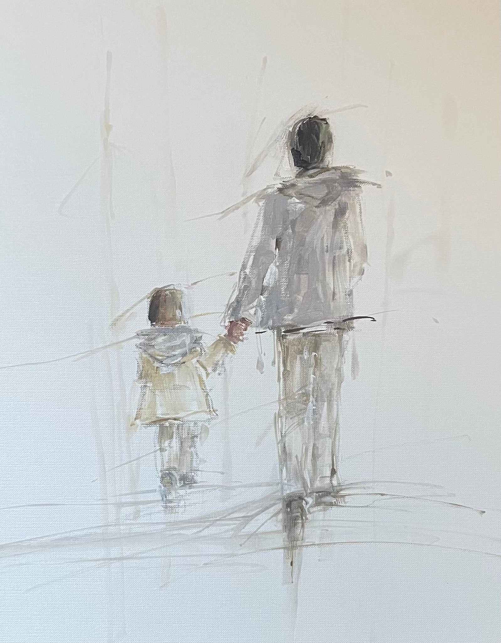 Geri Eubanks - Father and Daughter II (14 x 11)