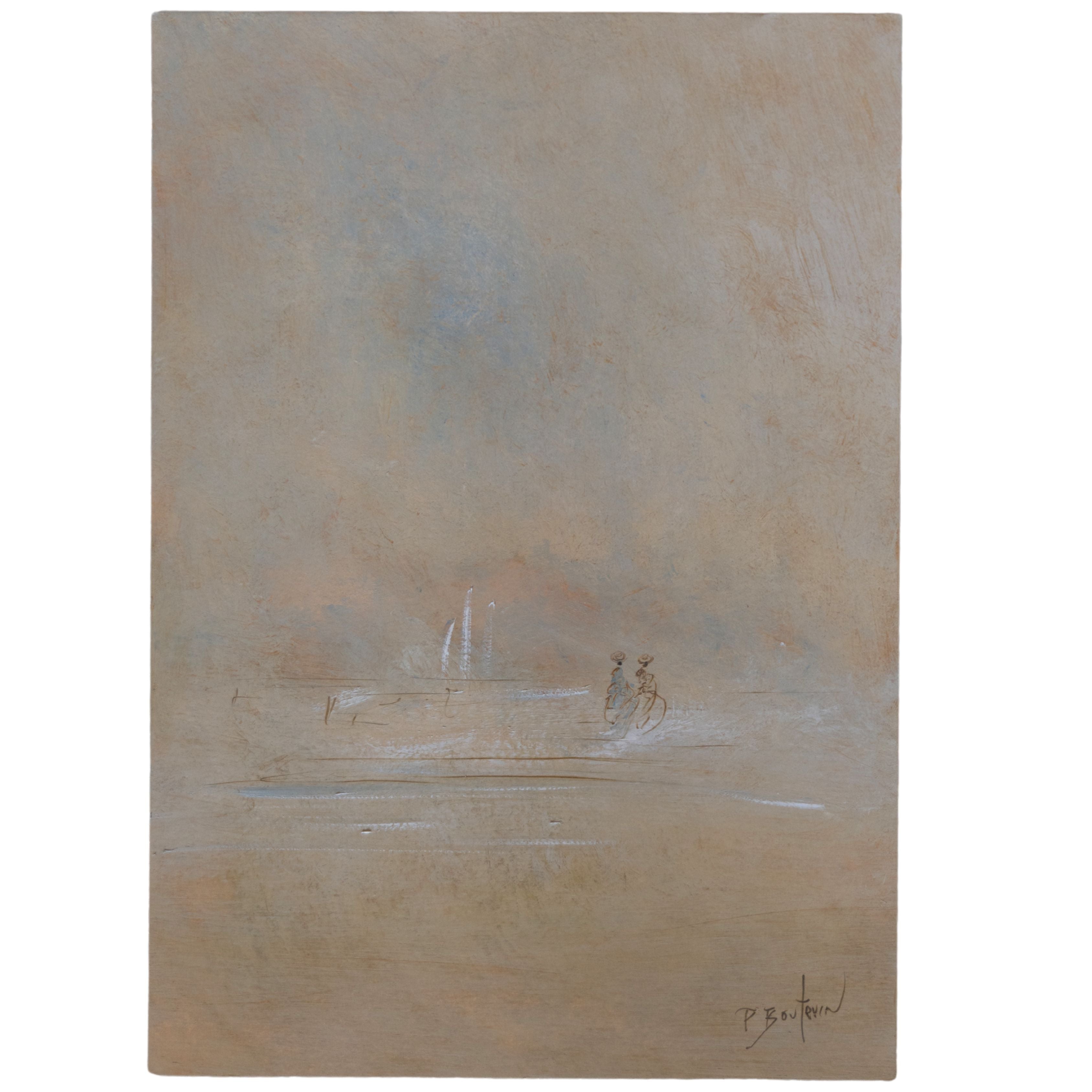 Pascal Bouterin - La plage (11.75 x 8.25)