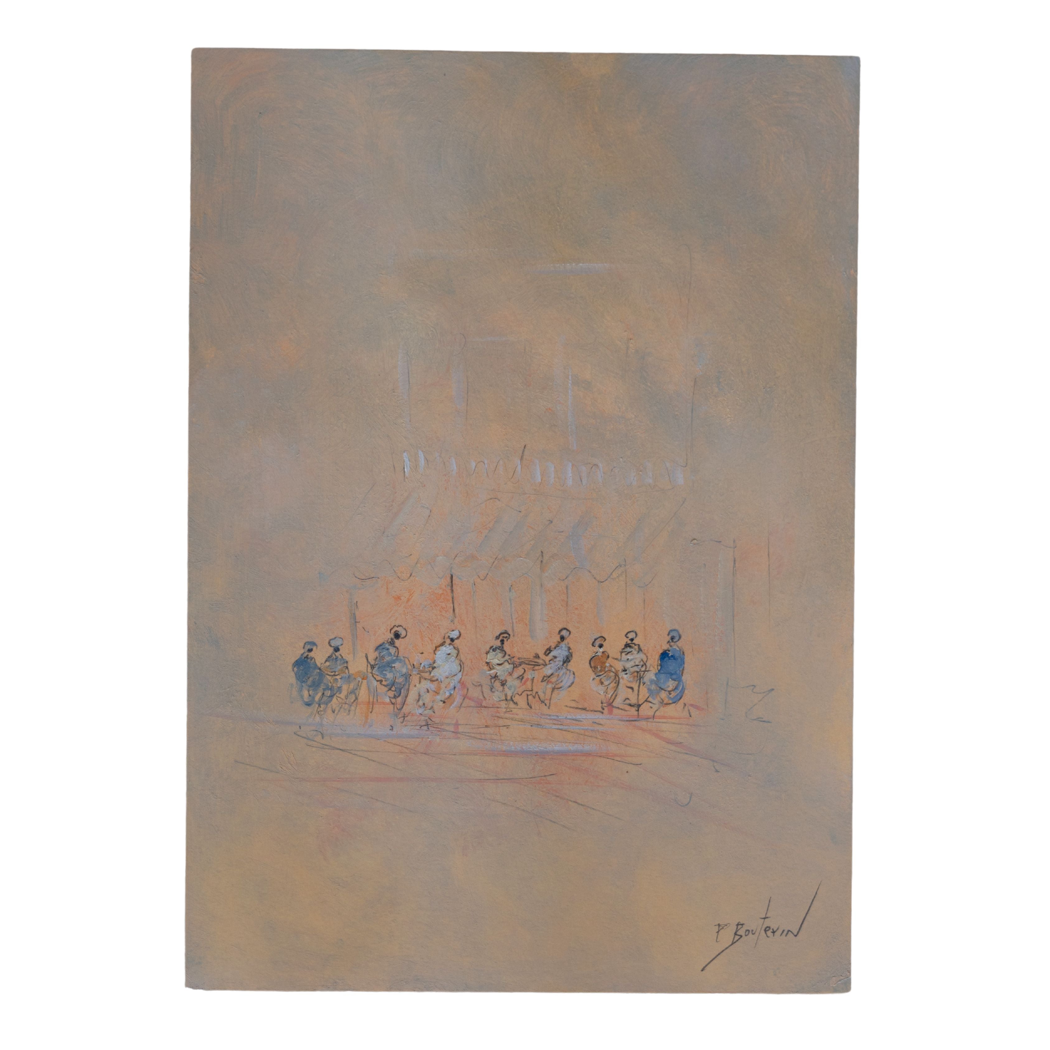 Pascal Bouterin - Au bistrot (11.75 x 8.25)