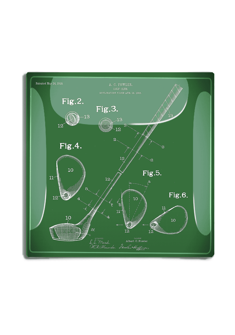 Golf Club Rendering Tray