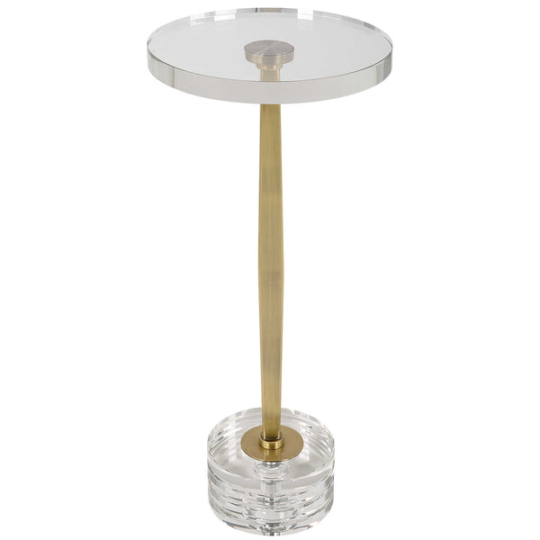 Crystal & Gold Stem Drink Table