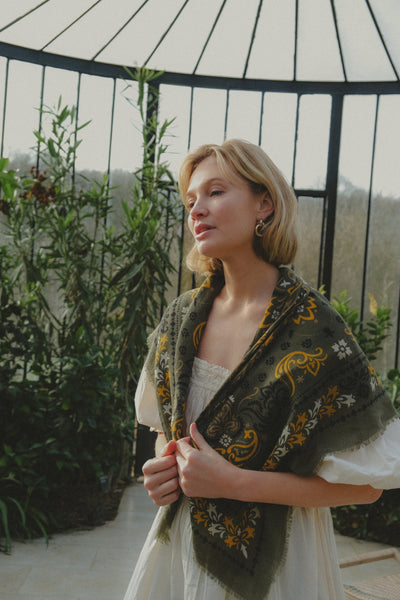 Great Falls Bandana Cashmere Scarf
