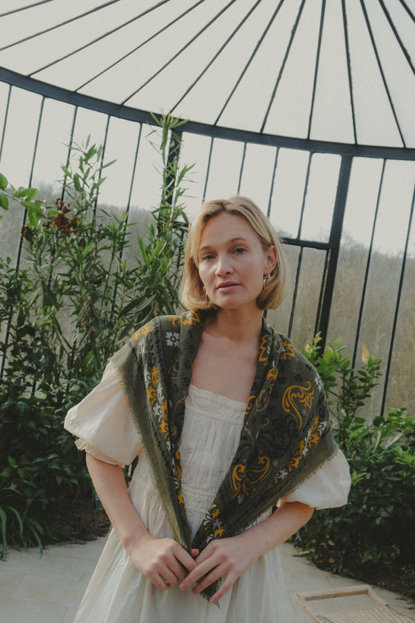 Great Falls Bandana Cashmere Scarf