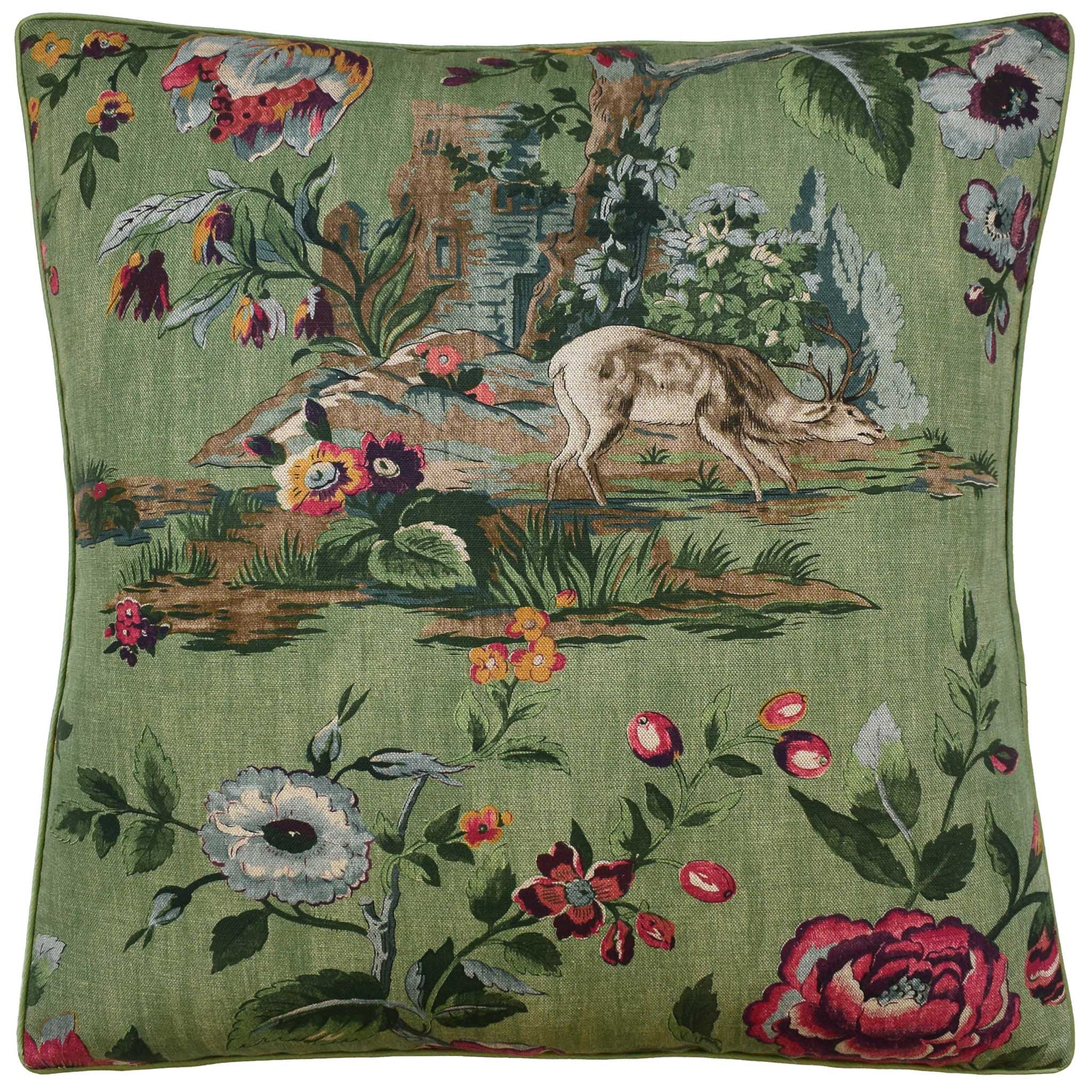 Green Forest Pillow