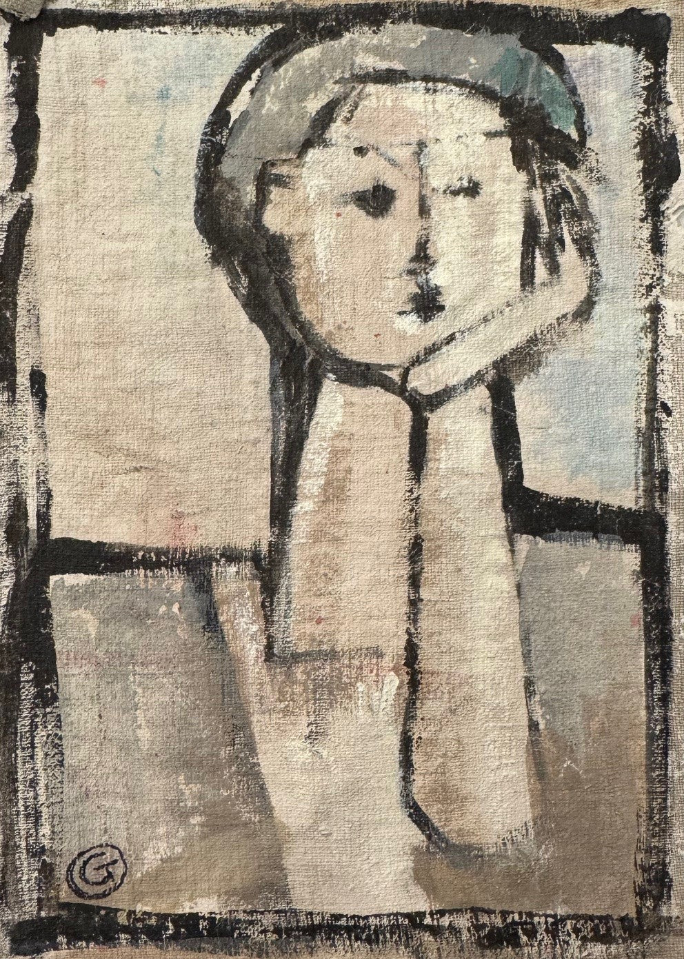 Heritage - Portrait in Black and White II (8.5 x 7)