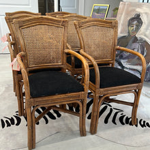 Load image into Gallery viewer, Pair of 1950s Caned Dining Chairs