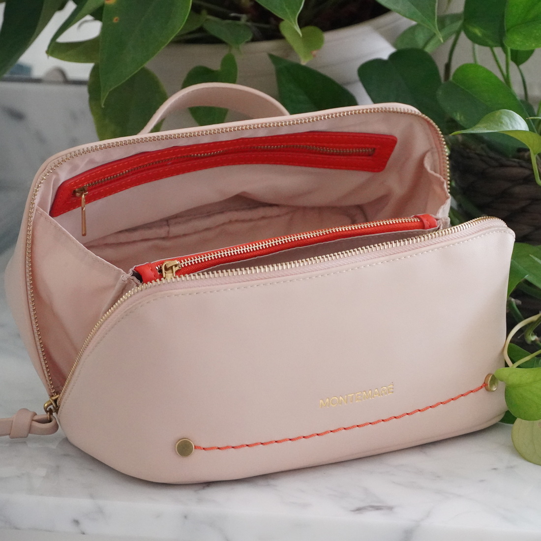 Ivory Foldout Toiletry Case