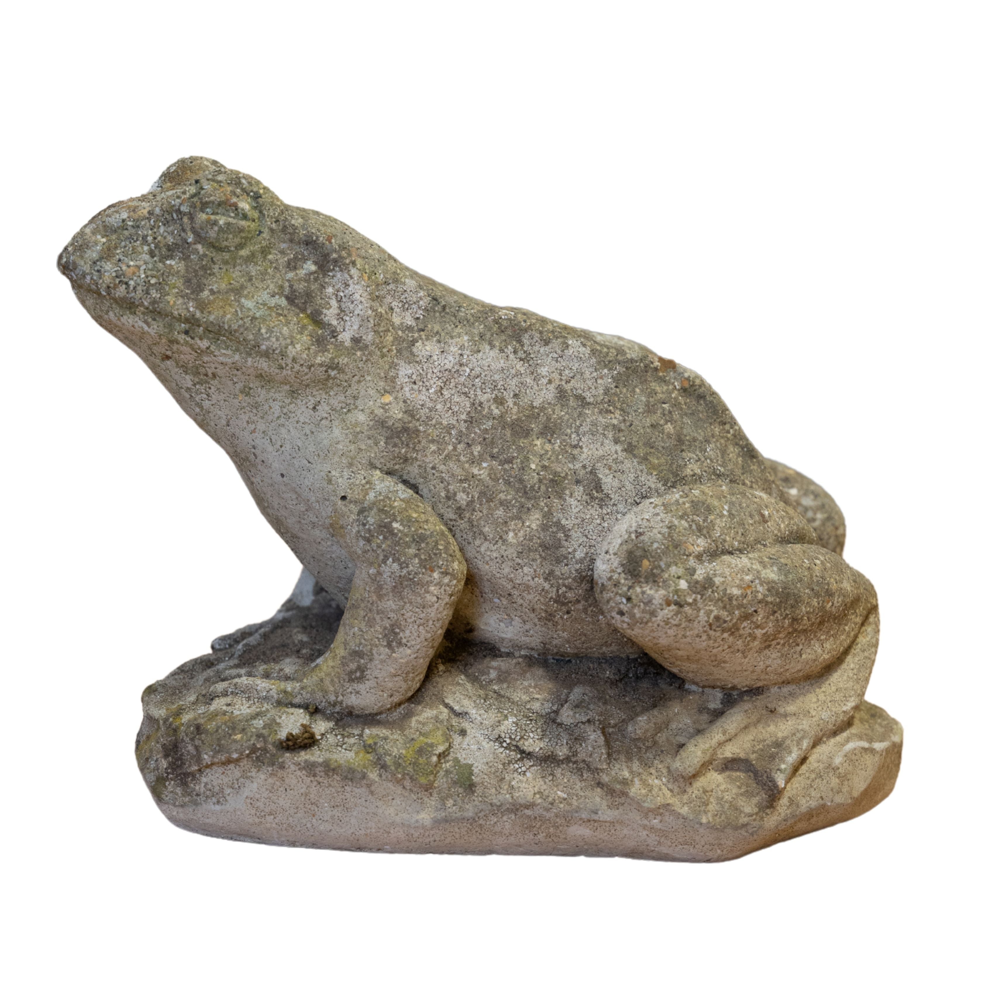 Vintage Cement Frog