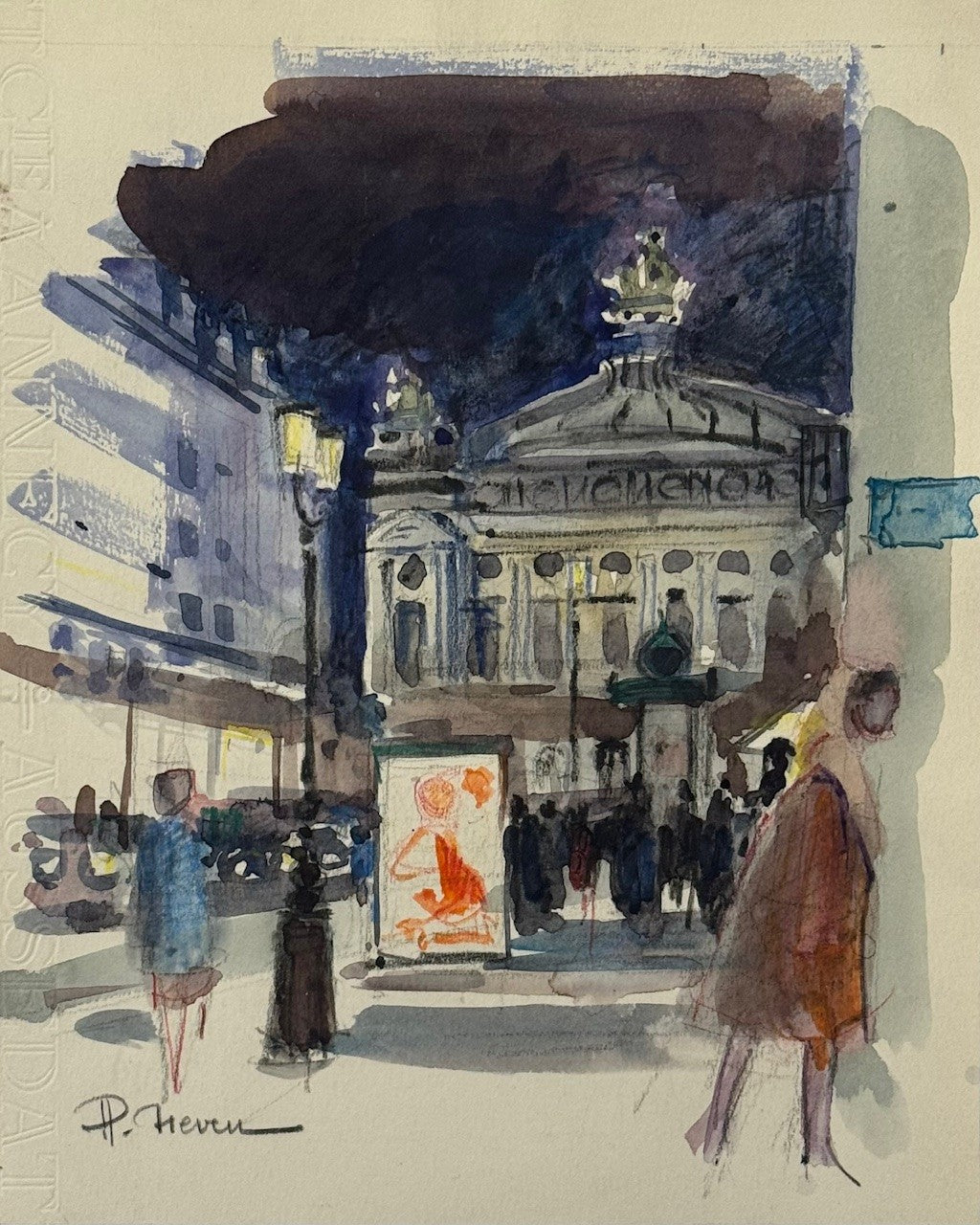 Heritage - L'Opera Garnier by Pierre Neveu (8 x 6.75)