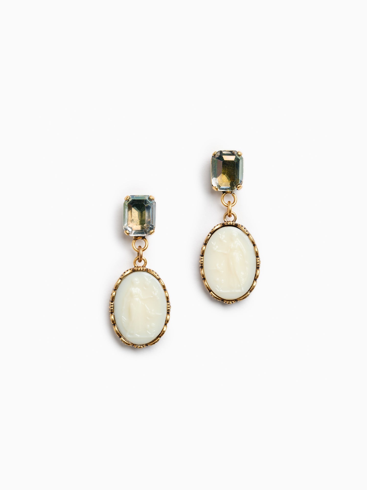 Lady with Doves Earrings