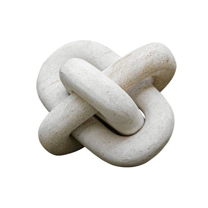 Large Limestone Link Sculpture