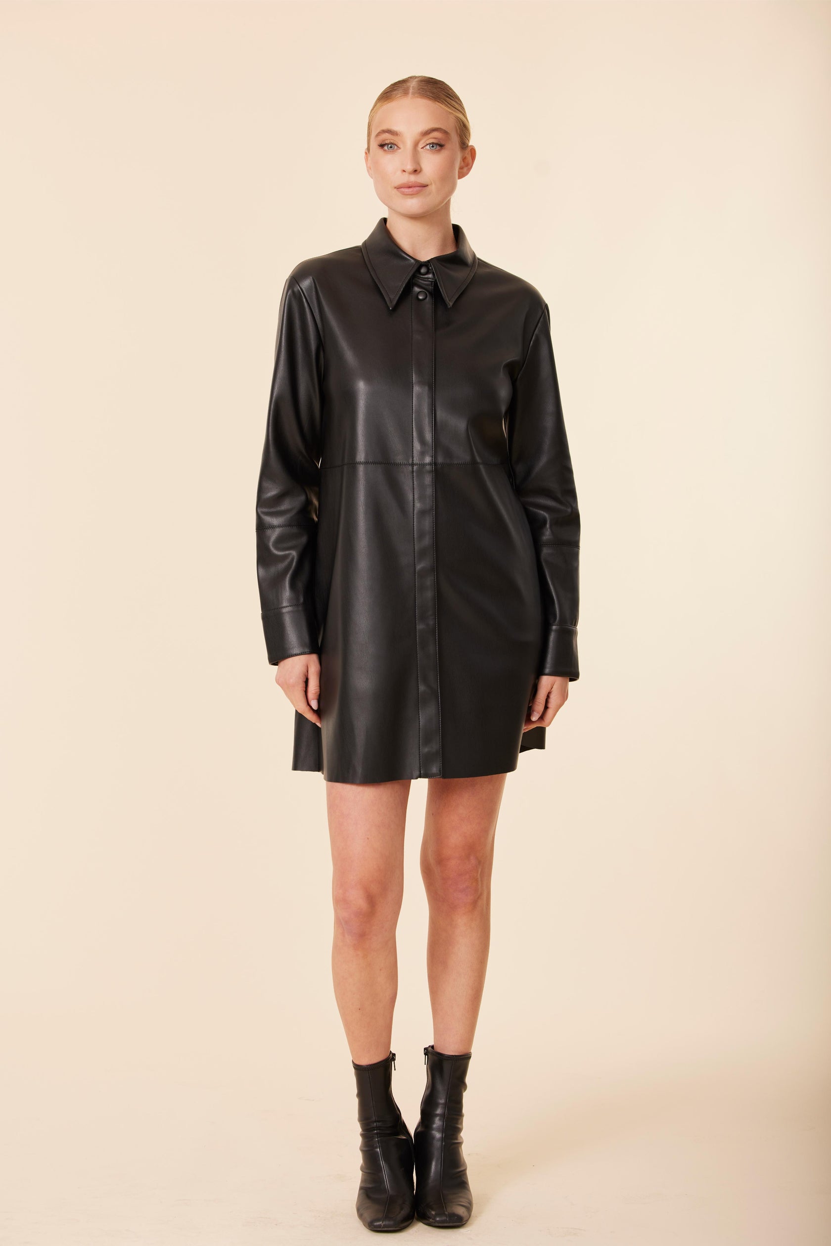 Black Shirt Dress Jacket