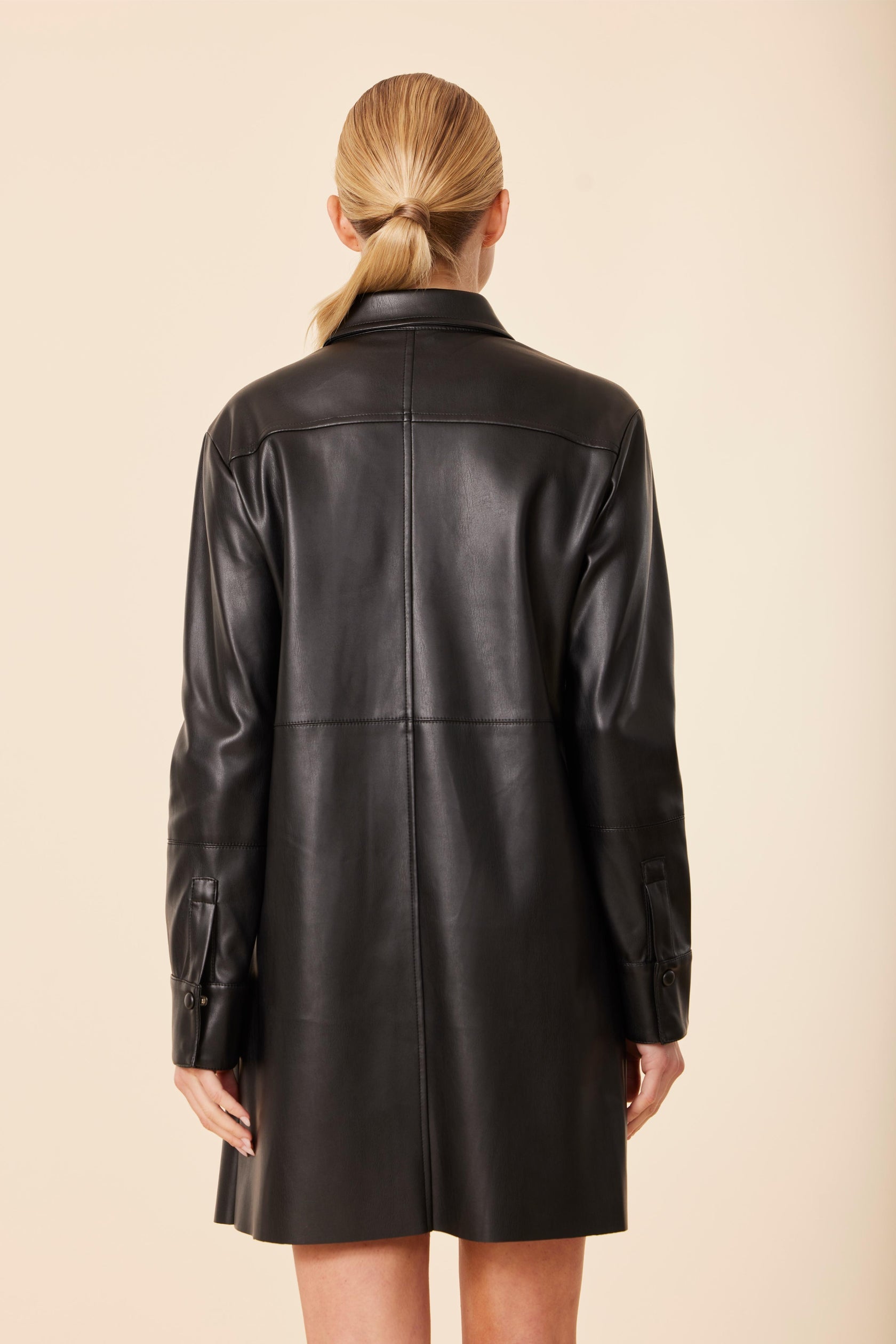 Black Shirt Dress Jacket