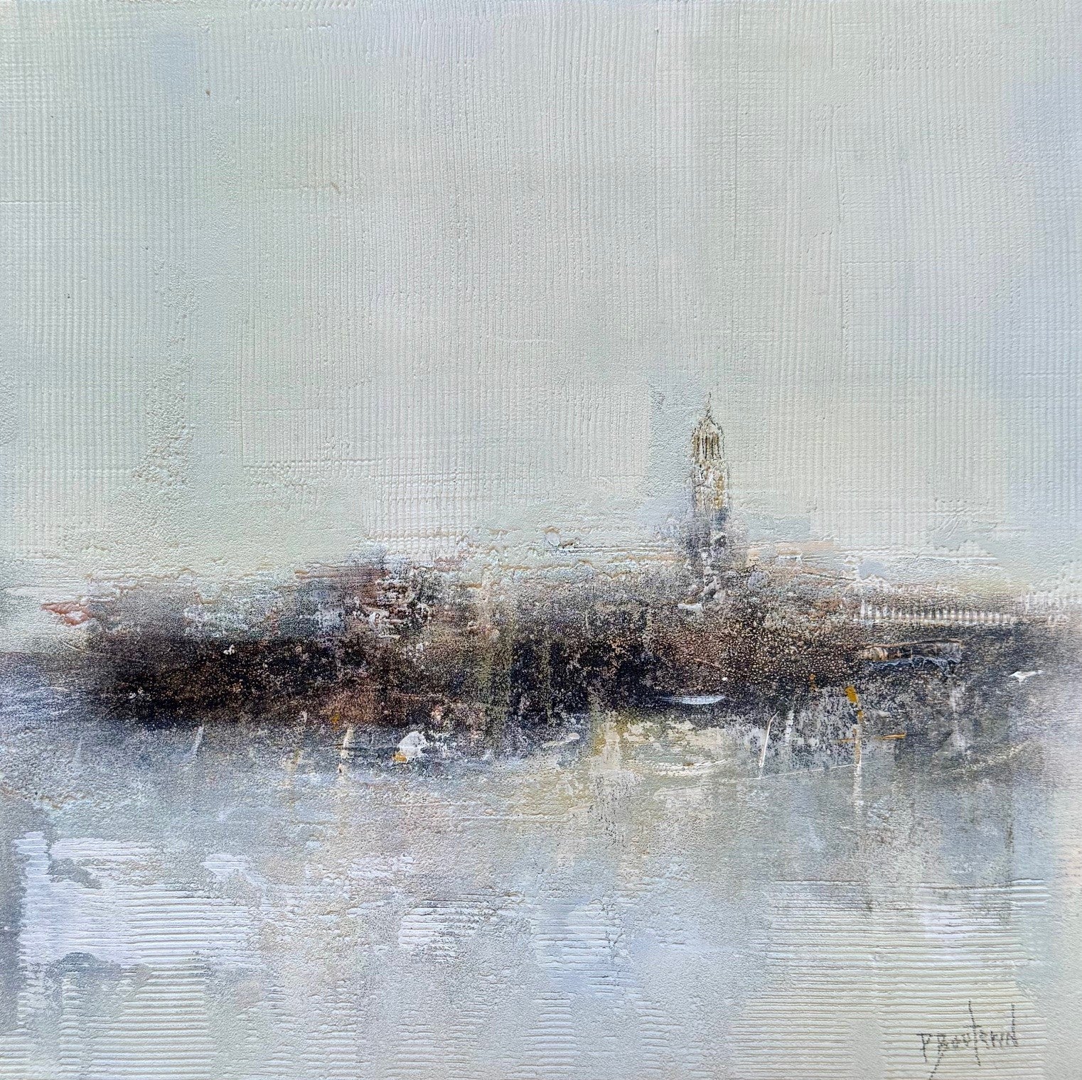 Pascal Bouterin - Le clocher (12 x 12)