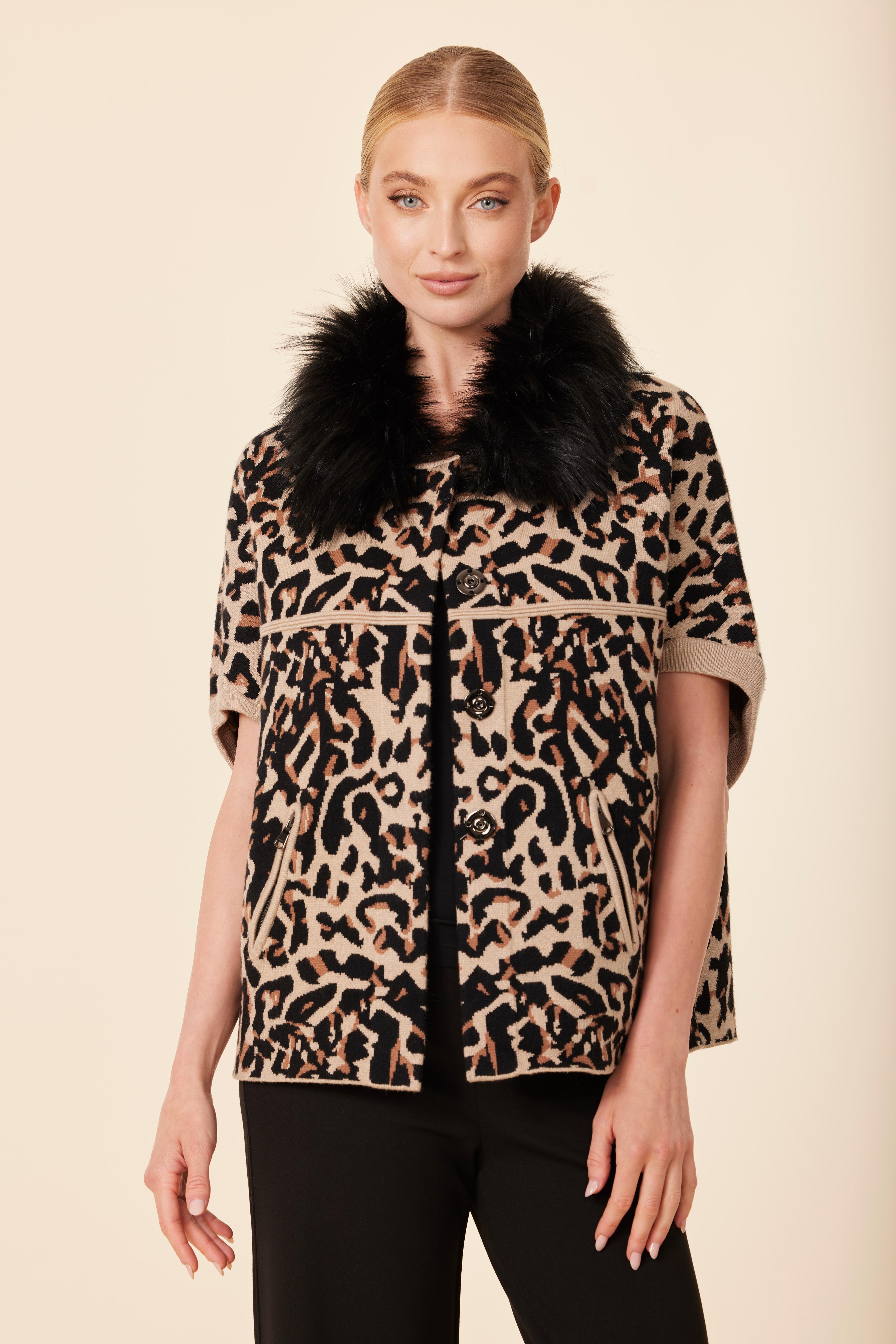Leopard Cocoon Cardigan