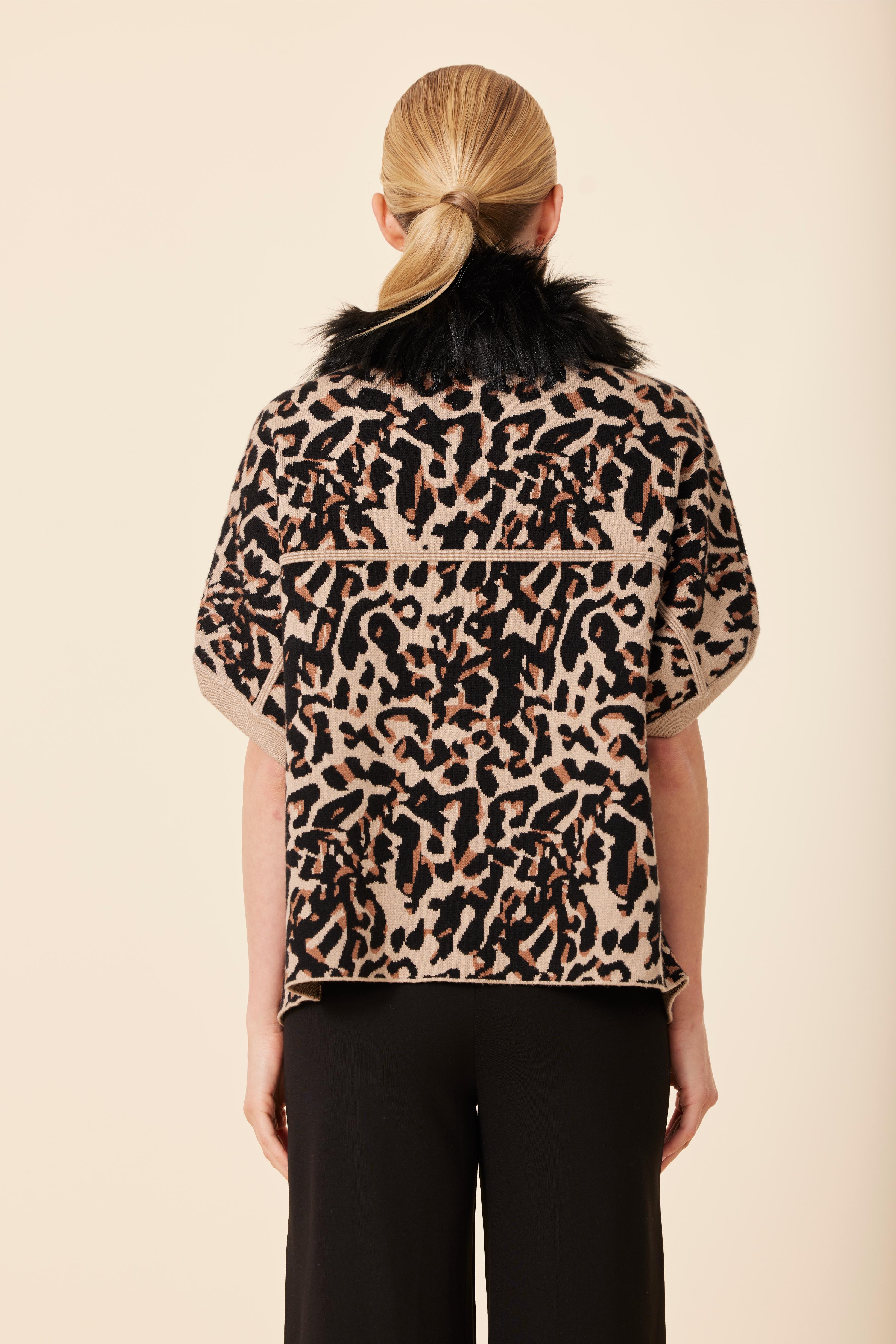 Leopard Cocoon Cardigan