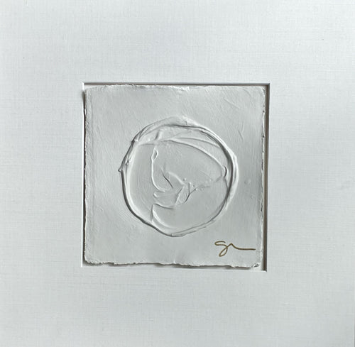 Sally Threlkeld - Lime White (20 x 20) - RESERVED
