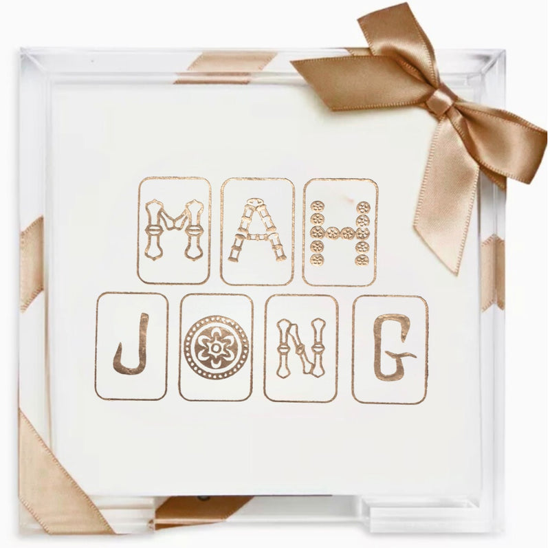 Mah Jong Hostess Cocktail Napkin Set