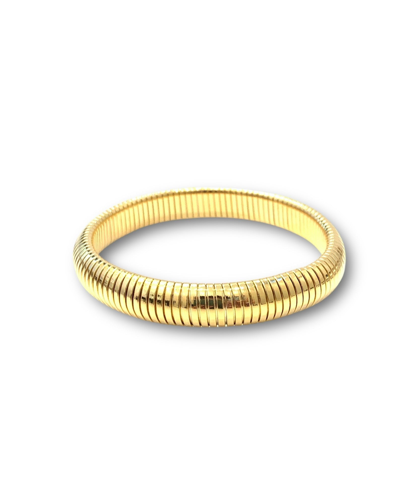 Gold Margot Cobra Chain Bracelet