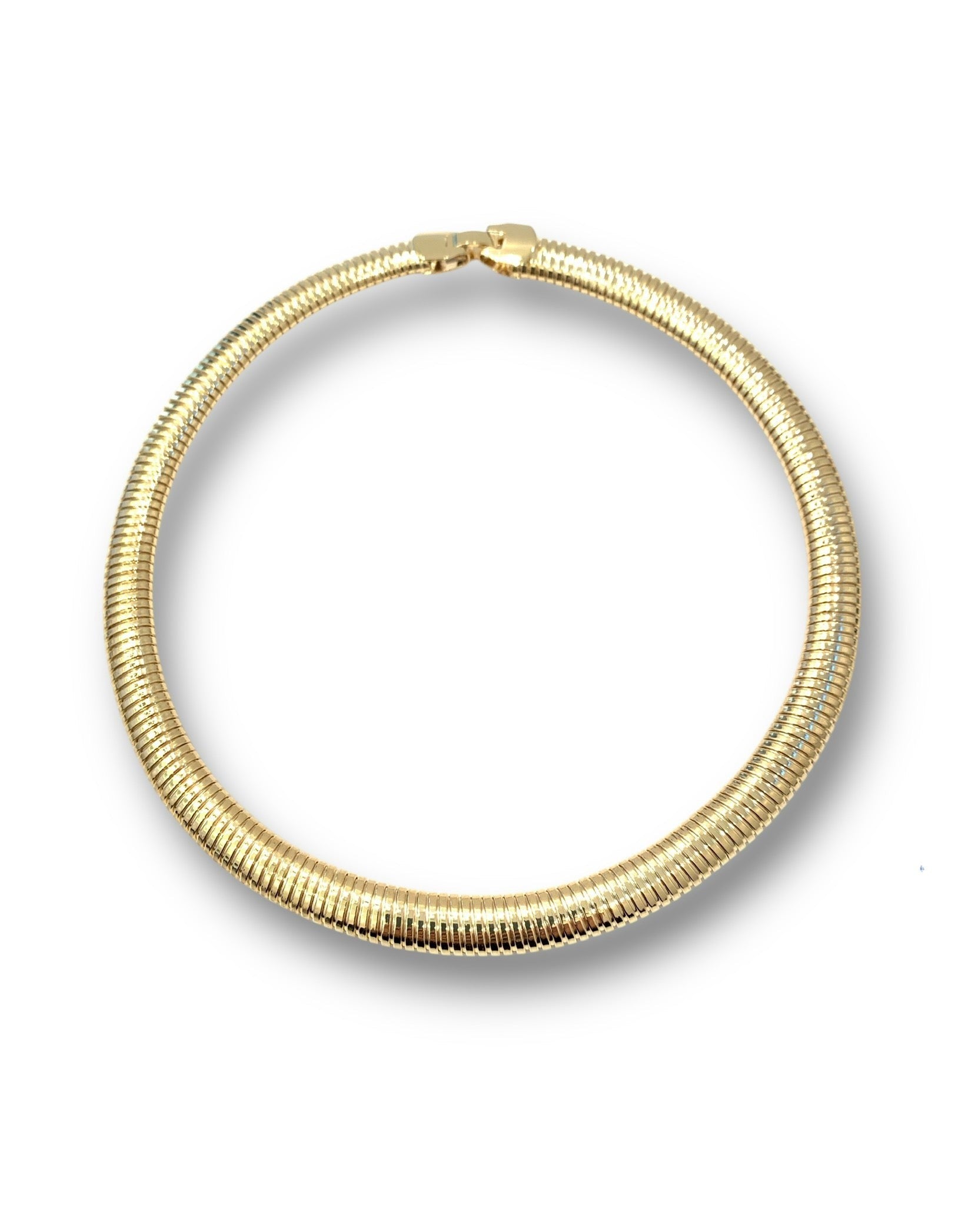 Gold Margot Cobra Chain Necklace
