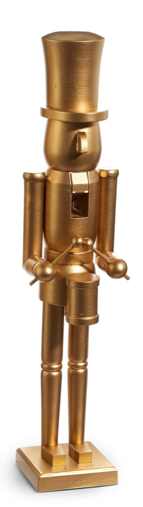24" Matte Gold Nutcracker - Drum