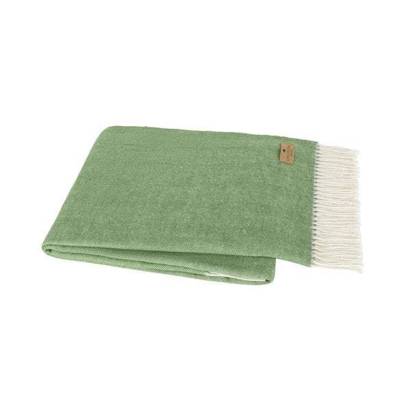 Meadow Italian Herringbone Throw