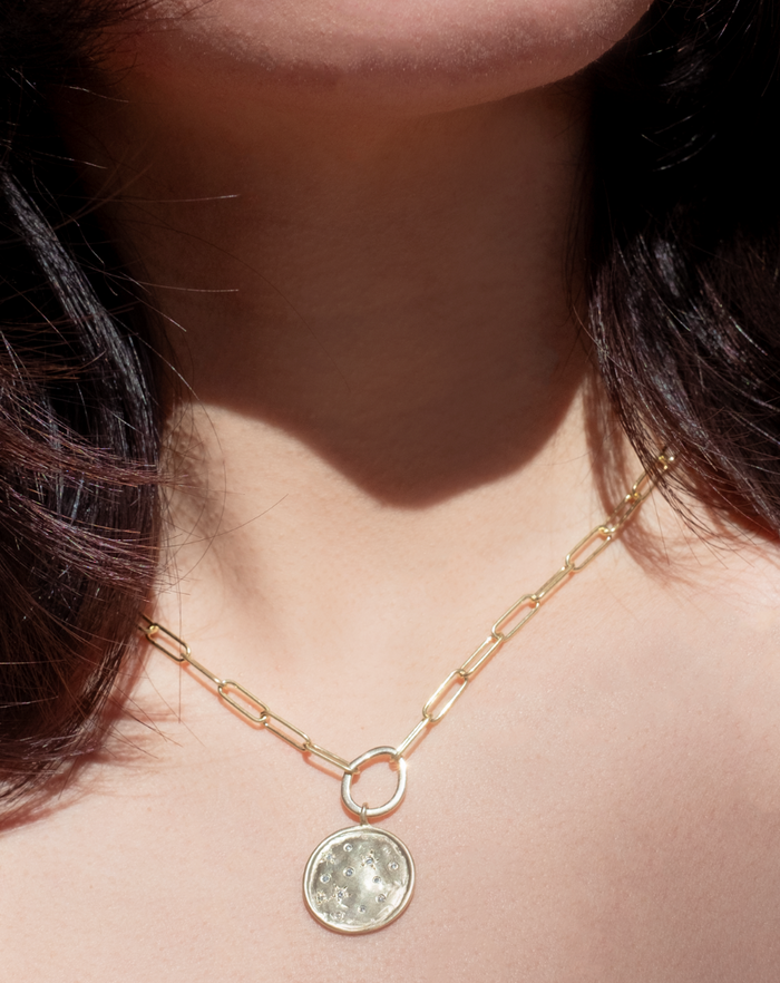 Diamond Medallion Necklace