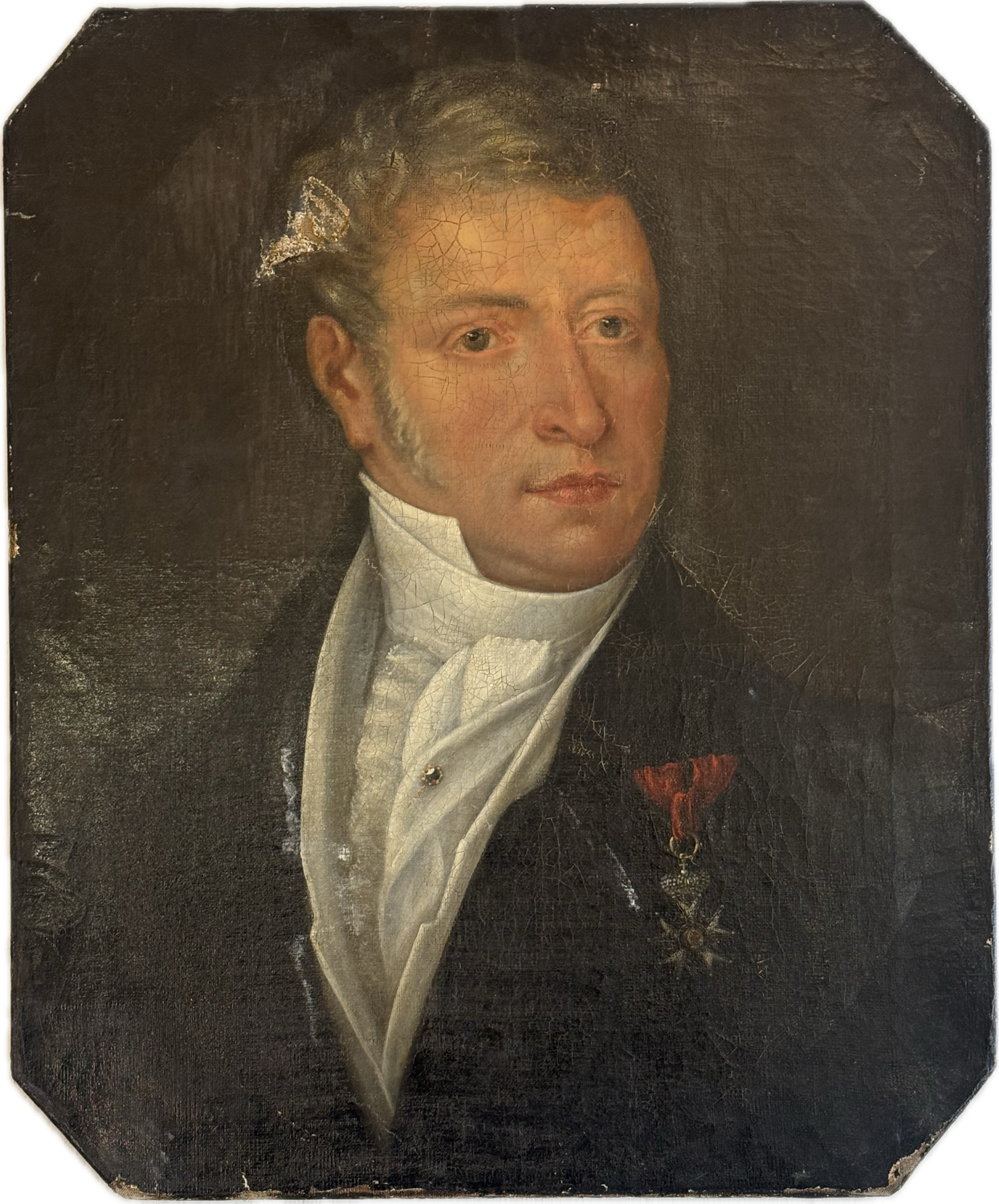 Heritage - Portrait of Soldier with Medals (24 x 20)