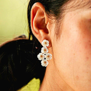 Mermaid Garden Floral Earrings