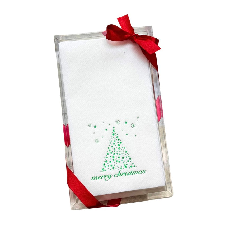 Merry Christmas Guest Towel Set